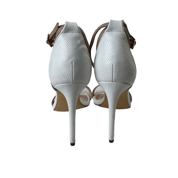 Lulus White/Tan Strappy Heels - Picture 6 of 8